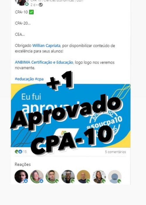 CURSO CPA-20 – Prof. Capriata